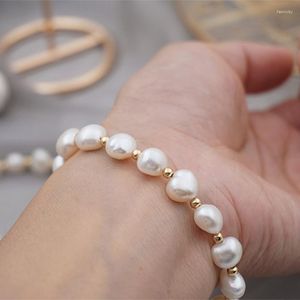 Brins de perles Bracelets de perles Vinta européenne et américaine pour les femmes CharmJewelry Bohême Or Perle Emstone Bracelet Ensemble En Gros Fawn22