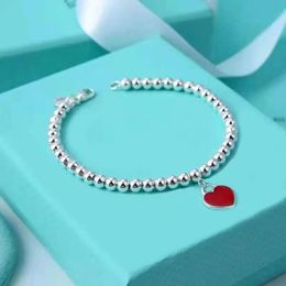 Perlé Brins Perle Bracelets pendentif coeur Pour Femmes Style Rétro Lumière De Luxe À Boucle À La Mode Élégant
