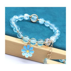 Brins de perles S2361 bijoux de mode colorif résine en résine Bracelet Perles de pendentif fleur