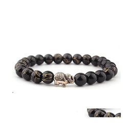 Hebras de cuentas Pulseras de cuentas de madera Sándalo Budista Meditación Oración Pulsera de cuentas Joyería de madera Yoga Buda Entrega directa Dhoni