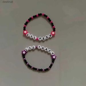 Bracelet perlé Y2k Bracelets d’amitié Couple Esthétique Cadeau pour son cadeau pour lui Y2k braceletsL24213