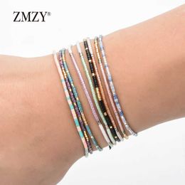 Per perlé zmzy boho style Miyuki Delica semence perle bracelet womens amitié coloré charme fait à la main faite