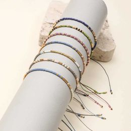 Kralen zmzy mode Koreaanse stijl miyuki armband voor vrouwen eenvoudige armbanden sieraden sieraden cadeau pulseras femme 240423