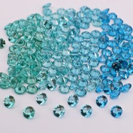 Perles 1.03.0 mm Labie paraiba tourmaline menthe, sarcelle, vert marin, laboratoire nano-cristal bleu indilite créé à la chaleur coupée résistante à la chaleur