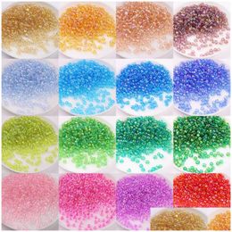 Kralen 10G 1.5Mm Glas Losse Japanse Zaad Ab Kleur Frosted Ondoorzichtig Rond Gat Drop Levering Thuis Tuin kunst Ambachten Dhq9K