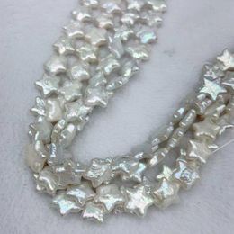 Cuentas 1213MM 100% perlas naturales de agua dulce forma de estrella barroca cuentas sueltas accesorios para hacer joyas