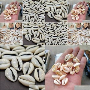Beads 50Pcs White Diy Sea Shell Cowrie Cowry Charm Beach Jewelry Accessories For Women Shells Earrings Bracelet Necklace Drop Delive Dhkie