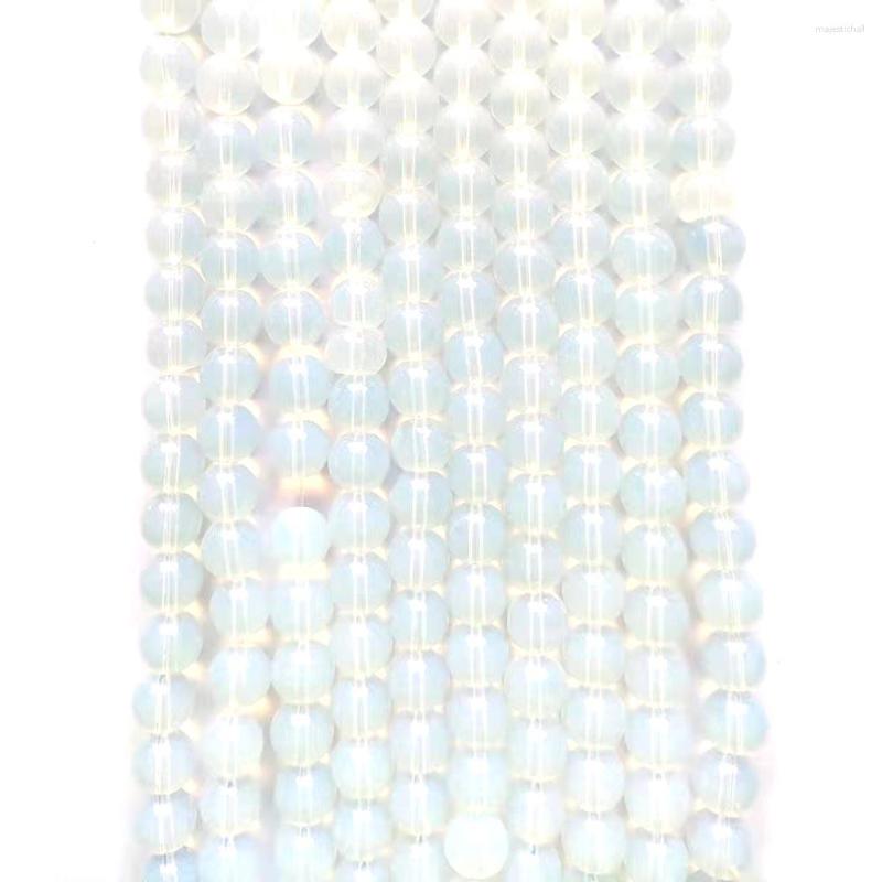 Perline 6 fili di vetro 38 pezzi ciascuno in 10 mm per gioielli fai da te da donna G07