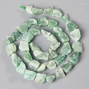 Kralen 7-11 mm rauwe groene aventurine steen losse ruwe echte mineralen jades nugget voor sieraden maken armband oorbel accessoires