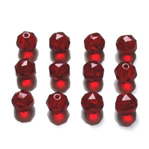 Cuentas AAA de 6mm, cuentas de cristal redondas de faceta austriaca, 200 Uds., cuentas sueltas de espacio de vidrio de colores mezclados para fabricación de pulseras de joyería DIY al por mayor