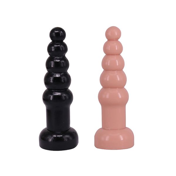 Perles anal plug aspiration noir gode sexy jouets pour femmes hommes faux pénis anus boules de massage bout à bout flexible dick chair