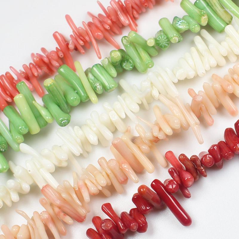 Beads Beautiful 5-15mm Coral Twig 15"/38cm For DIY Jewelry Making ! Can Mixed Wholesale