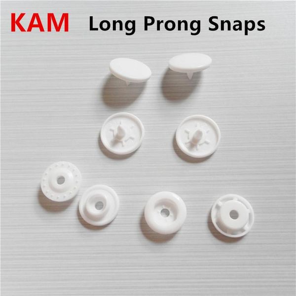 Perles chengkai 1000 sets t5 taille 20 kam kam rond en plastique brillant résine long snaps bouffons de bouffées