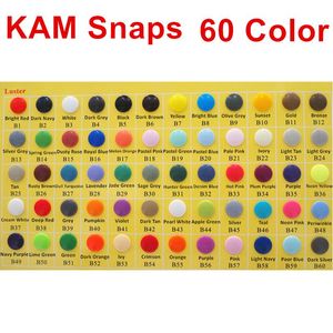 Kralen Chengkai 1000sets T 5 Maat 20 Ronde KAM Plastic Hars Snaps Knoppen bevestigingsmiddelen Onderdelen voor DIY Babyluier 60 kleur optie