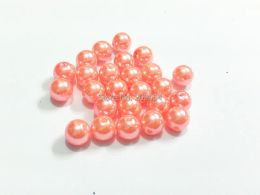 Perles (choisissez la taille en premier) 6 mm/8 mm/10 mm/12 mm/14 mm/16 mm/18 mm/20 mm/23 mm/25 mm/rose clair #22 perles d'imitation acryliques