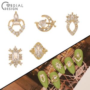 Perles Cordial Design 50pcs Placage d'or authentique / bijoux Constructions composantes / accessoires de ongles de bricolage / zircon cubique / Géométrie