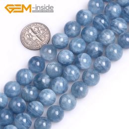 Perles Geminside 6/8/10/12 mm autour d'un quartz de qualité aa aa Grade Aquamarines perles pour bijoux de fabrication de perles de diy Gift 15 pouces Nouveau !!