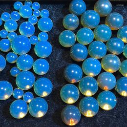 Perles véritables ambres bleus dominicains naturels pour la fabrication de bijoux Bracelet à bricoler soi-même collier accessoire ambre rond perle en vrac en gros