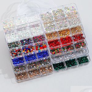 Kralen Glas Steentjes Kristal Plaksteen Edelstenen Voor Ambachten Nagels Make-up Tassen En Schoenen Decoratie Drop Delivery Huis Tuin Kunst Otezb