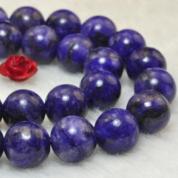 Kralen icnway natuurlijke 6-10 mm charoite edelsteen rond losse doe-het-zelfarmband ketting oorbellen maken sieraden 15 inch