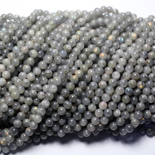 Beads Meihan (2 hilos/set) Madagascar Natural brillante labradorite 66.8 mm Beads sueltos suaves para el diseño de joyas al por mayor