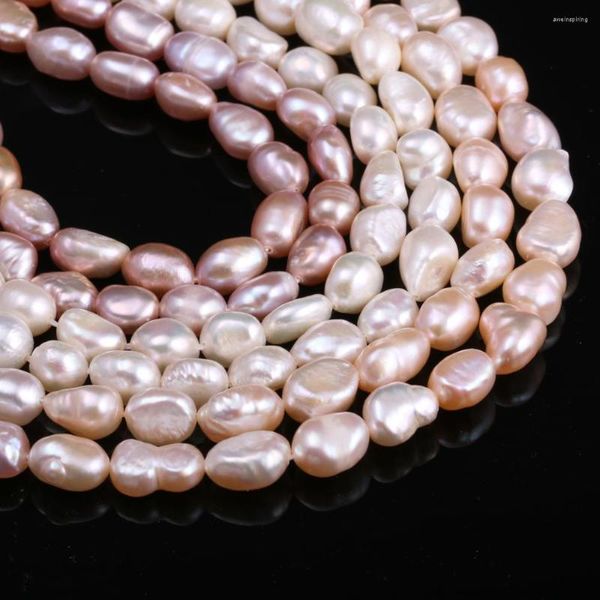 Perles d'eau douce naturelles perles irrégulières en vrac 6-7 Mm pour bracelet à bricoler soi-même boucle d'oreille collier couture artisanat bijoux accessoire