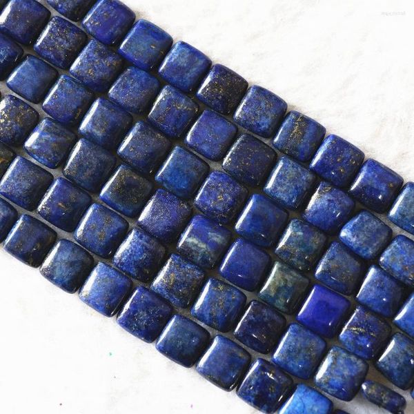 Perles Naturel Lapis Lazuli Pierre 12mm 14mm Belle Forme Carrée Lâche Diy Fabrication de Bijoux Prix de Gros 15 Pouces B596