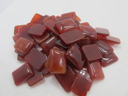 Perles Naturel Red Councar Agate Bel Cabochon 13x18mm RECTANGE CA