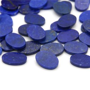 Kralen Natuursteen Echt Lapis Lazuli Cabochon Platte Ovale Vorm 6x8-10x14mm Sieraden Ambachtelijke Bevindingen voor Maken Ring Oorbellen