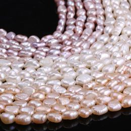 Perles Autre 1PC Blanc Rose Violet Pomme De Terre Perle Simple Et Élégant Fête Bijoux Cadeau Taille 6-7mm