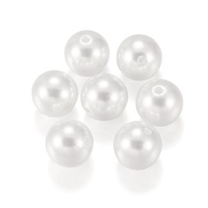 Perles Autre 3-20mm Avec Trou Ivoire Plastique Imitation Perle Entretoise Blanc Lâche Pour DIY Fabrication de Bijoux en Perles Trouver des AccessoiresAutre