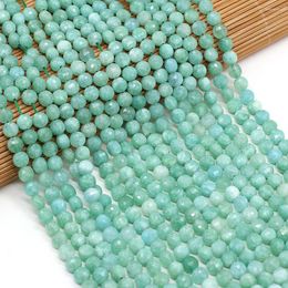Kralen verkopen Natural Stone Semi-Impecious Stones Oblate Facetted Bead Making DIY ketting Bracelet Gifts voor mannen en vrouwelijke vrienden