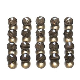 Perles StreBelle AAA ronde 48 facettes 10mm 200 pièces à facettes en verre de cristal perles d'espacement en vrac vente en gros Lot en vrac pour les résultats de fabrication de bijoux
