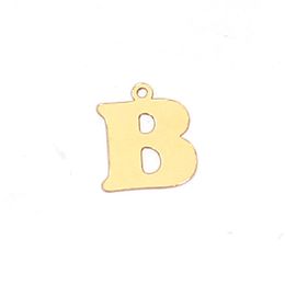 Beadsnice 14K Gold Filled Special Letter Pendentifs unisexe bijoux Charm
