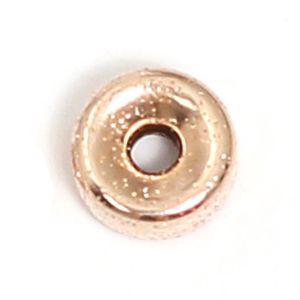 Beadsnice 14k or rose rempli cercle Bead Caps diy résultats de bijoux en métal