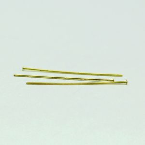 BeadSnice Vergulde Messing Hoofd Pin voor Sieraden Maken Flat Head Straight Pins Sieraden Bevindingen Groothandel ID 12927