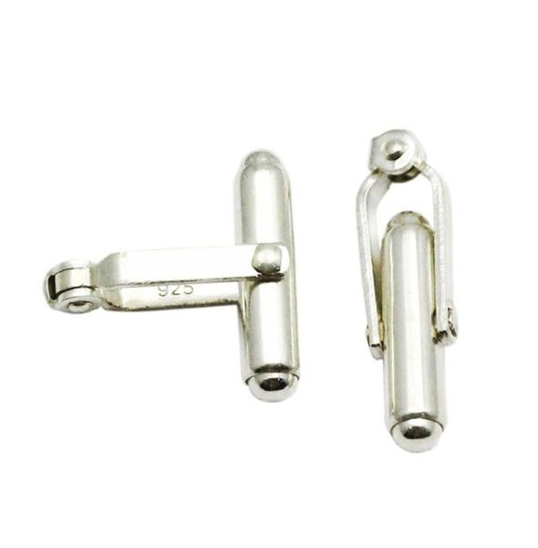 Beadsnice Mens Cufflink Backs For Beading 925 Sterling Silver Cufflink Finding Supplies ID 274986602158