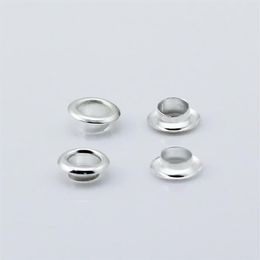 Perles en métal plaqué argent Beadsnice, résultats de noyau d'œillets, parfaits pour les perles à grands trous, noyaux de perles en laiton ID 29289278p