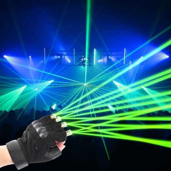 Faisceau Glow Rouge Violet vert Gants de scène de danse Main Puissant Dj laser Light Festival Party Led Glowing Bar Show Rgb Flash Adulte Gant Laser