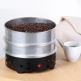 Machine de refroidissement rapide de plaque de refroidissement de grains de café de café de grain 100V à 240V avec des fournitures de tamis d'acier inoxydable
