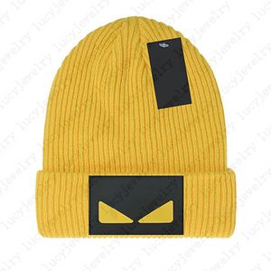 Beanie Muts Muts Gebreide Muts Beanie Cap Twee Ogen Patroon Designer Skull Caps Casual Stijl voor Man Vrouw W Hoge Kwaliteit S s