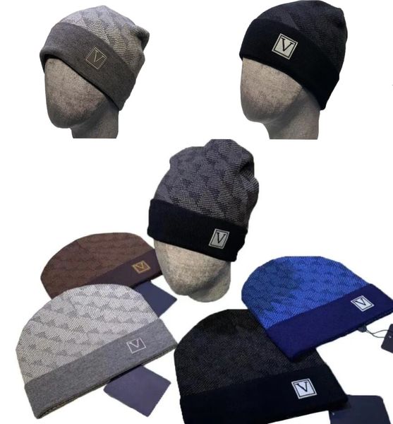 Beanie designer beanie casquette Gorra de cubo de lujo gorras de calavera sombrero de invierno sombrero de punto Invierno Unisex Cashmere Letters Casual Bonnet al aire libre de alta calidad