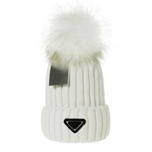 Muts Mode Dames Dames Warm Grote Faux Fur Pom Poms Bobble Gebreide Skimuts Zwart Blauw Wit Pink179Y