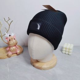 Bonnet tricoté casquettes chaud laine chapeau froid chapeaux d'hiver North Fa casquette crâne casquettes logo décontracté cachemire coton fil