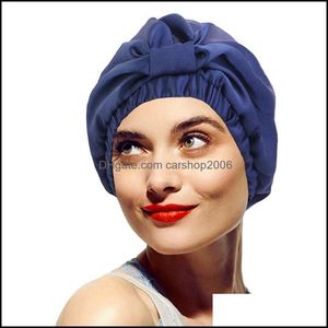 Beanie/SKL Caps hoeden hoeden sjaals handschoenen mode accessoires topkwaliteit kwaliteit zachte slaapkap slaap pet kunstmatige zijden chemotherapie hoed d