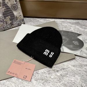 Beanie/Totenkopfmütze MI U Herbst und Winter neue Kaninchenhaar Kaninchenhaar Strickmütze Netzwerk rot ins große europäische und amerikanische Außenhandel Wollmütze Liebhaber warme kalte Mütze