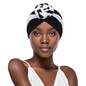 Bonnet Crâne Casquettes 1 Pc s Patchwork Design Turban Tissu Confortable Chapeau Sans Bords Décontracté Maison Dormir et Bébé 231005