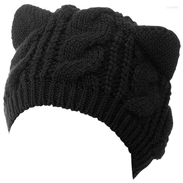 Bonnet/tête de mort casquettes 1PC animaux oreilles bonnets pour adultes coton Style coréen décontracté hommes femmes Skullies mode Vintage Western Kawaii unisexe chapeaux P