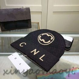 Beanie/Skull Caps 2023ss Designer Brand Uomo Beanie Hat Donna Autunno e Inverno Nuova lettera con teschio ricamato Cappello lavorato a maglia2023