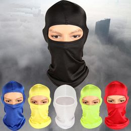 Gorro/Gorras de calavera 6 colores Esquí al aire libre Motocicleta Ciclismo Pasamontañas Mascarilla facial completa Cuello Protector solar ultrafino Scot22